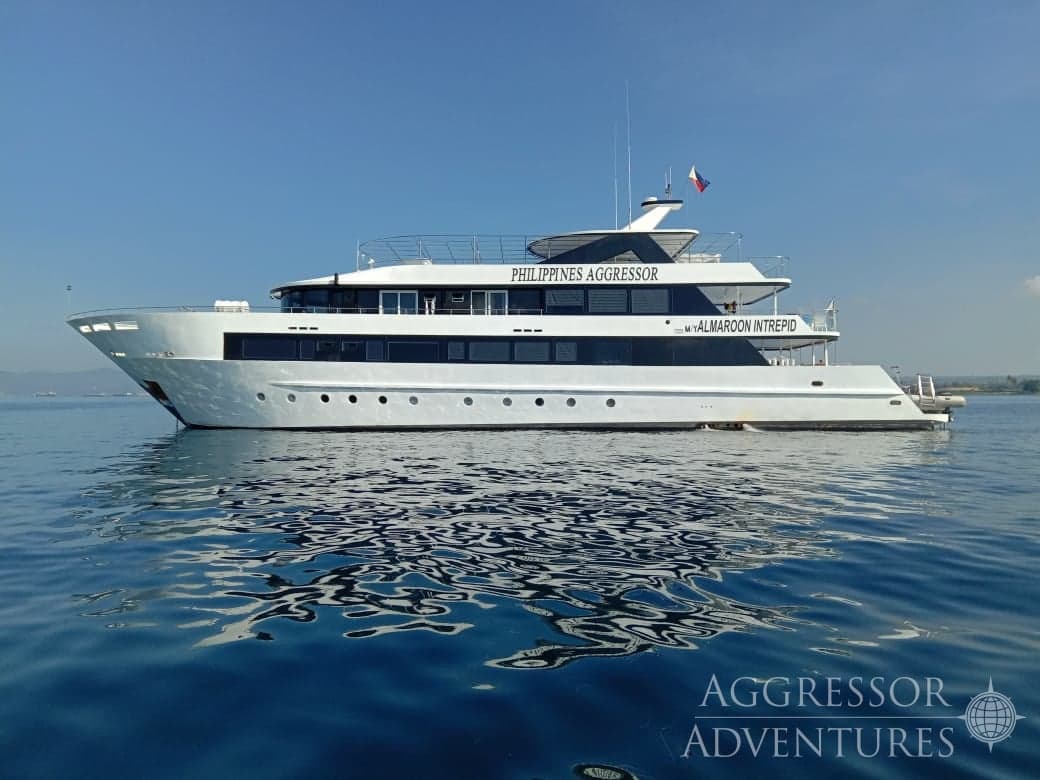 Philippines Aggressor explores the Visayas and Tubbataha Reef, offering divers encounters with thresher sharks, whale sharks, and vibrant coral reefs teeming with marine life