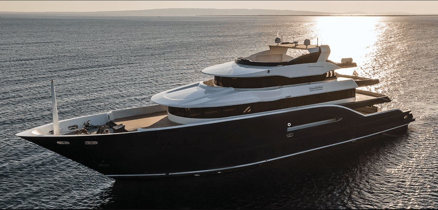 Modern and spacious, Seawolf Steel cruises southern Red Sea routes. Daedalus, Elphinstone, and Zabargad offer steep drop-offs, coral gardens, and shark encounters from reef to pelagic