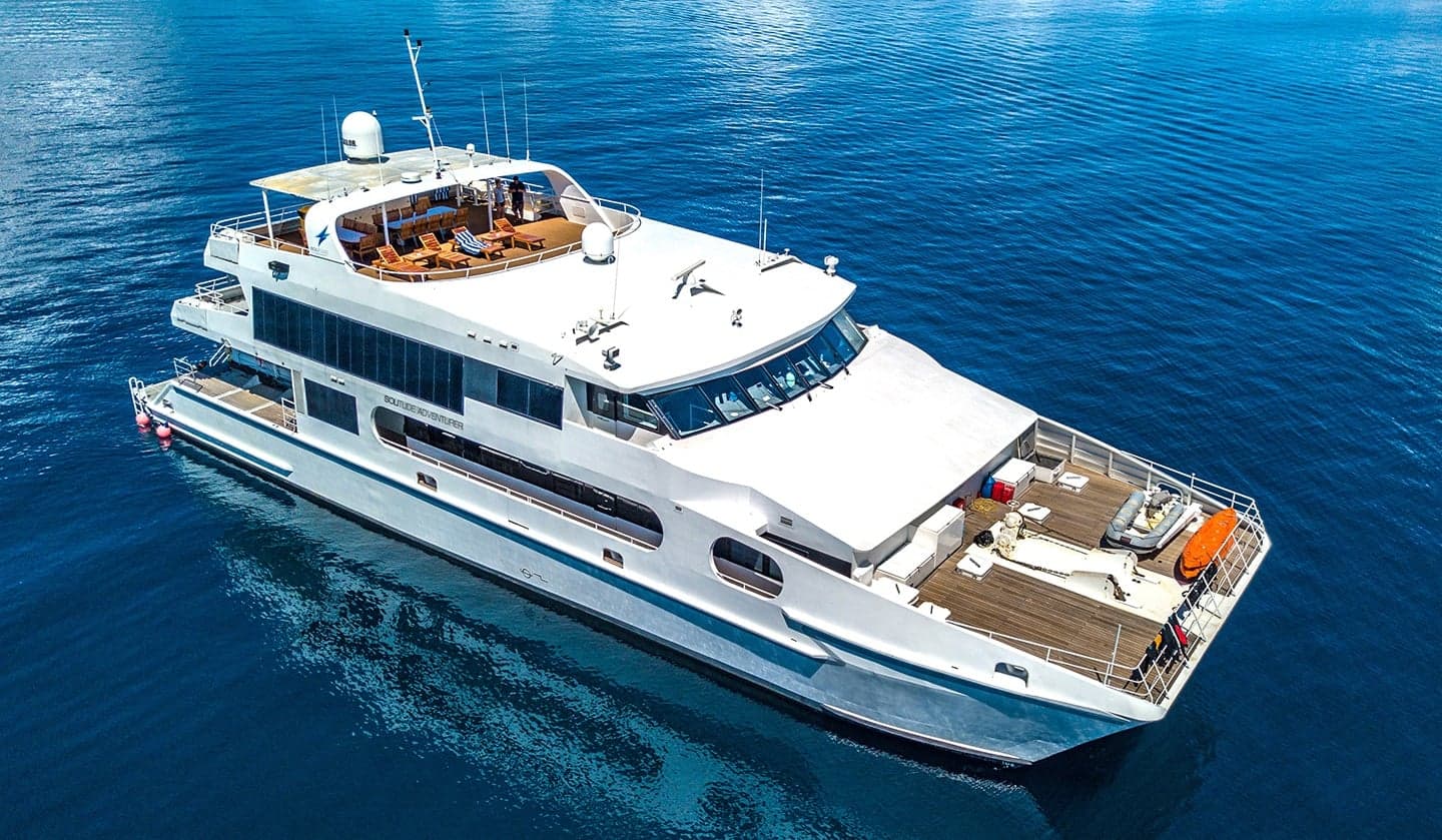 Tailored for comfort and functionality, Solitude Adventurer explores the Banda Sea and Raja Ampat, diving into walls teeming with marine life and pristine coral formations