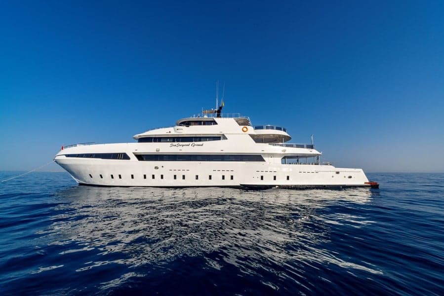 Sea Serpent Grand is a spacious yacht ideal for extended Red Sea itineraries. Dive famous drop-offs, coral gardens, and wrecks, with plenty of room to unwind onboard