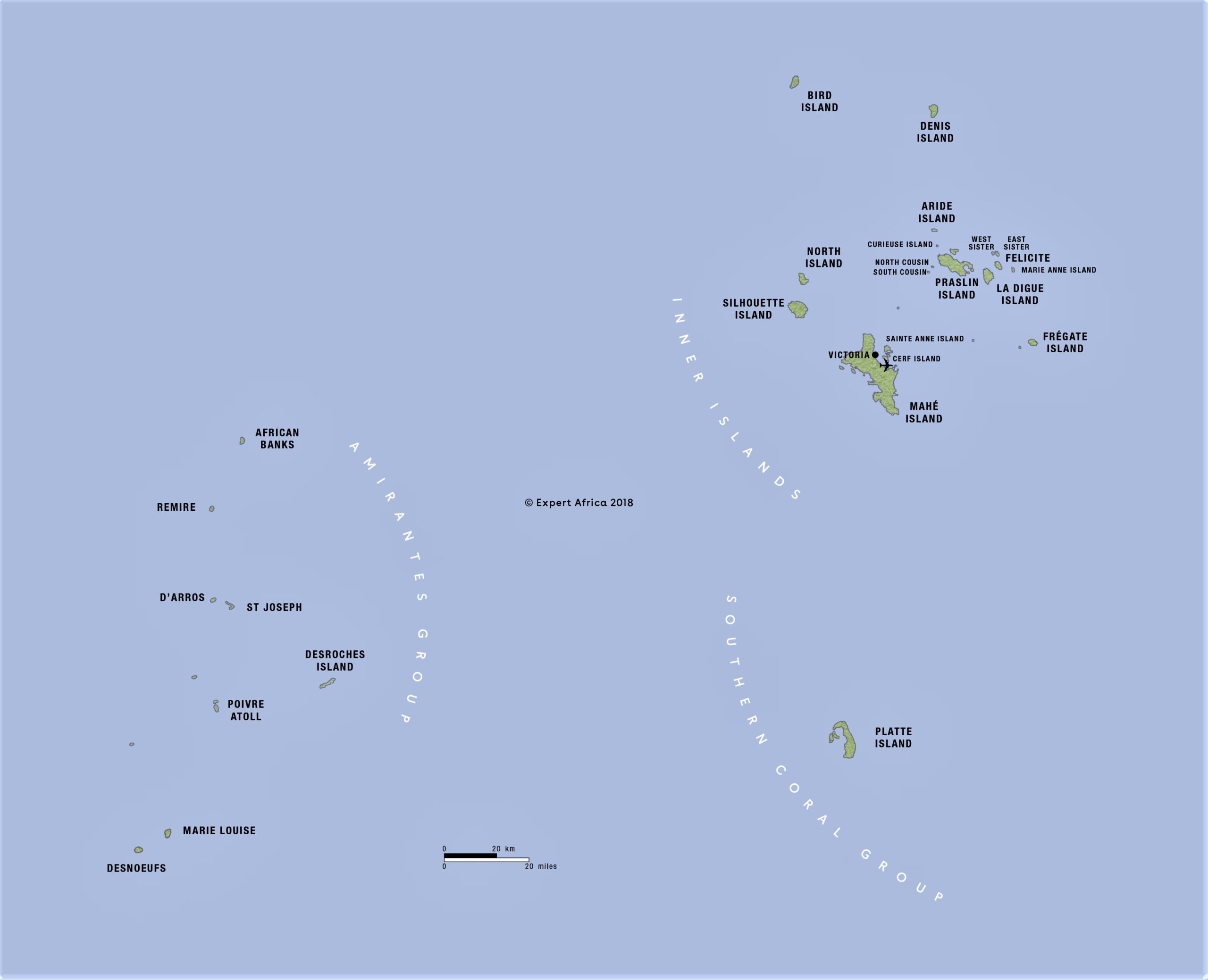 Amirantes Map