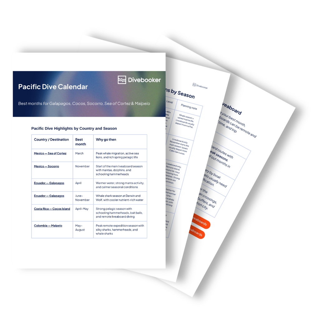 Pacific Dive Calendar Download the Pacific Dive Calendar
