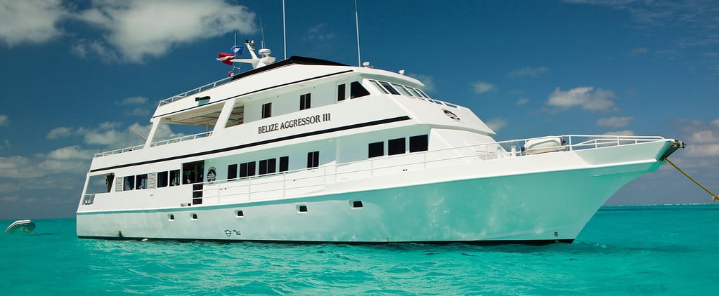Belize Aggressor III focuses on the outer atolls with multiple dives per day on drop-offs, coral gardens, and channels filled with reef sharks and rays