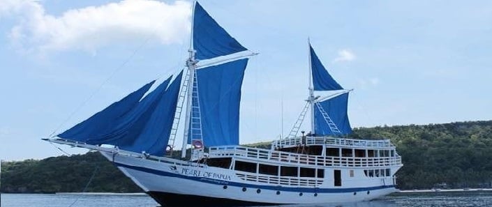 Pearl of Papua explores Raja Ampat’s best dive spots, offering access to manta cleaning stations, mangrove-lined shallows, and coral ridges brimming with fish life