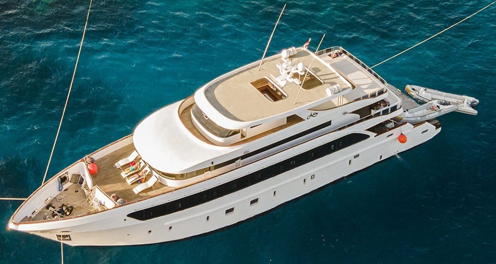 A relaxed pace defines Dune Silky’s route. From Sataya’s spinner dolphins to hard coral gardens near Fury Shoals, this vessel focuses on balanced itineraries and marine life variety