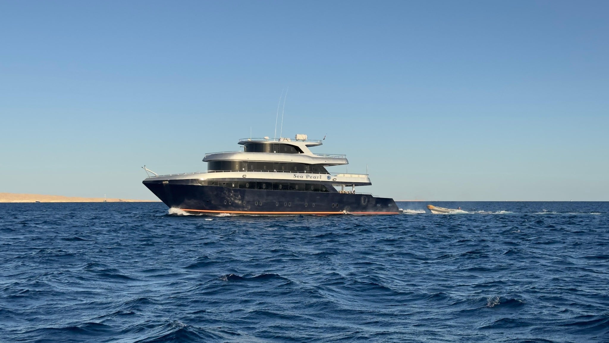 Dune Sea Pearl explores Saudi Arabia’s untouched Red Sea. Dive the Farasan Banks, see pristine coral gardens, and encounter pelagic species in one of the world’s least-explored dive regions.