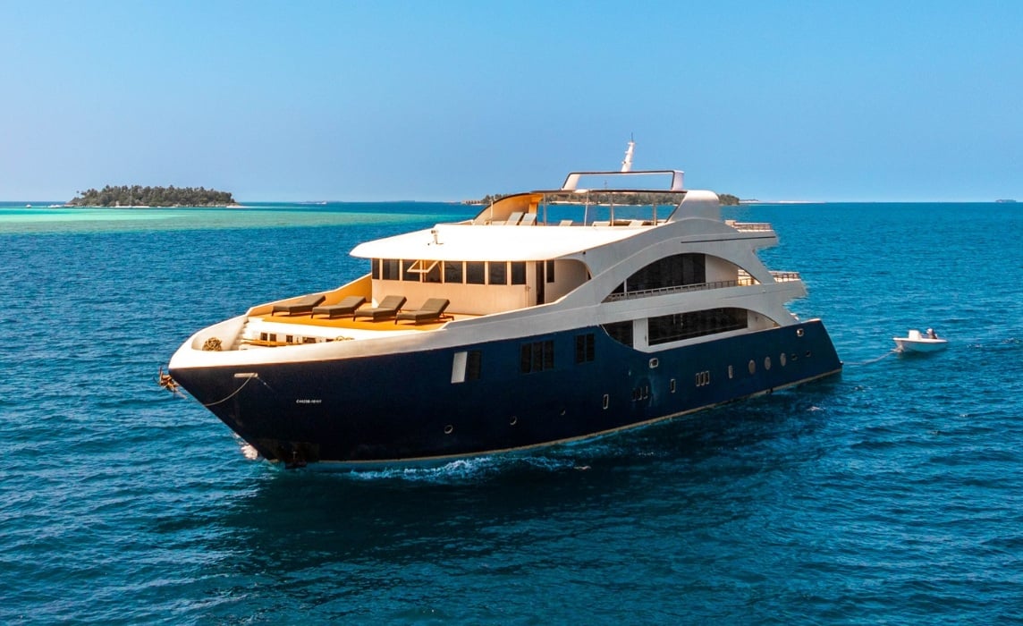 Maldives Legend X liveaboard is a 40m yacht with 13 refined cabins, four spacious decks, and a 2024 interior upgrade. Explore the Maldives in comfort while enjoying well-organized diving and cruising experiences