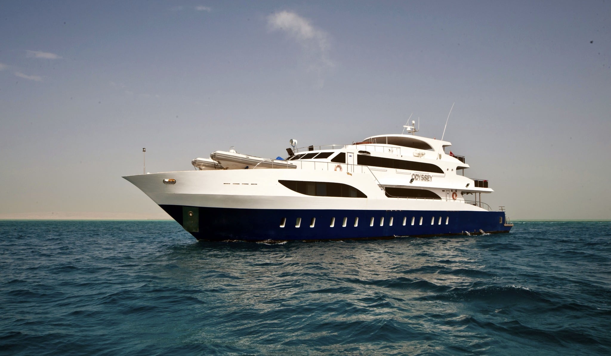 Odyssey is a solid pick for divers heading to Egypt’s deep south. Itineraries include stops at St. John's and Fury Shoals, where reef sharks and pristine hard coral gardens await