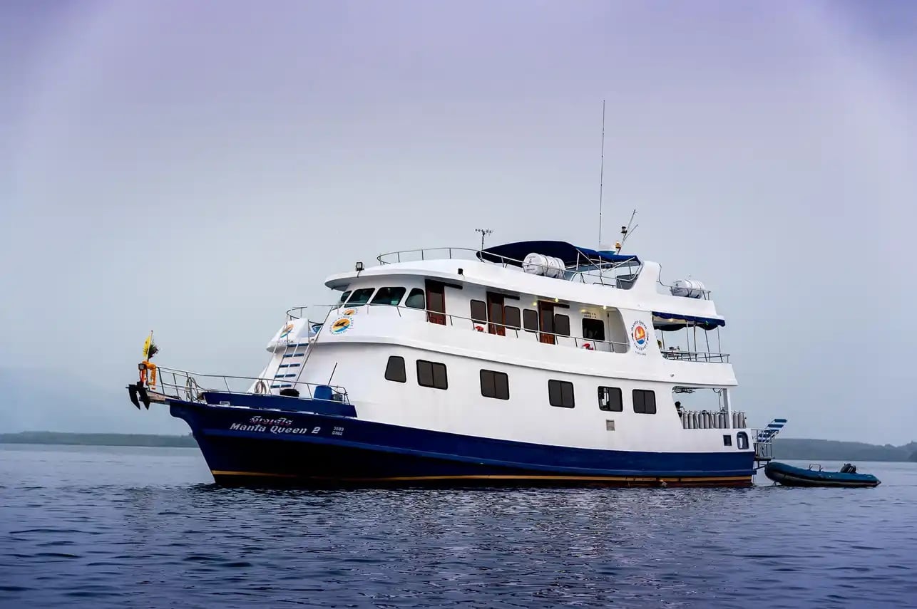 Manta Queen 2 operates 3-night trips through the North Andaman region of Thailand, offering a compact schedule for divers who want to explore the Similan and Surin Marine Parks with limite...