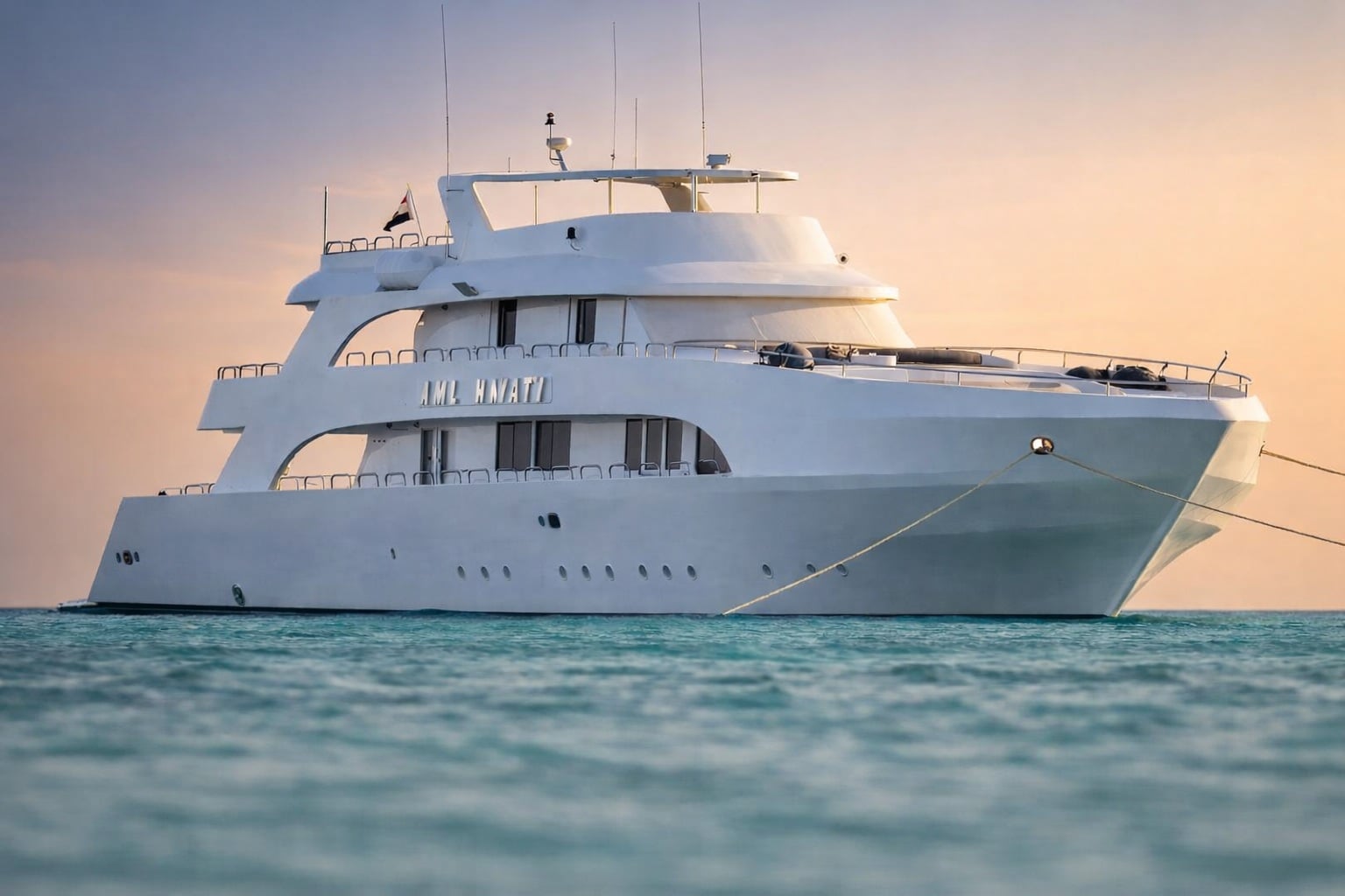 Aml Hayaty is a 38.5-metre Red Sea liveaboard with 12 en-suite cabins, a spacious dive deck, free Nitrox, camera stations, and mini safaris exploring North Red Sea wrecks